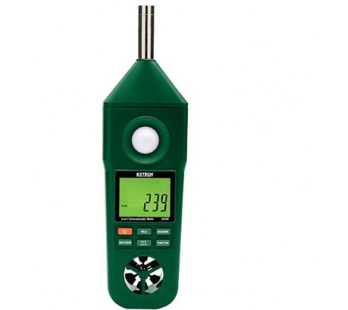Extech EN300 [EN-300]  Hygro-Thermo-Anemometer-Light-Sound Meter