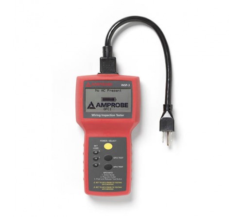 Amprobe INSP-3 Wiring Inspector Circuit Tester with 10, 15 and 20 amps Load Testing