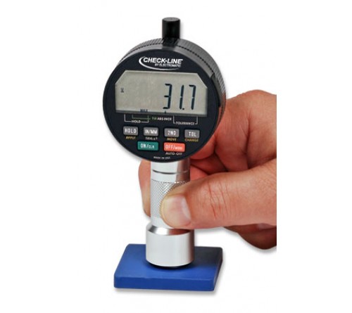 Checkline DD-100-A Type A Digital Durometer for Soft rubber, plastics and elastomers.