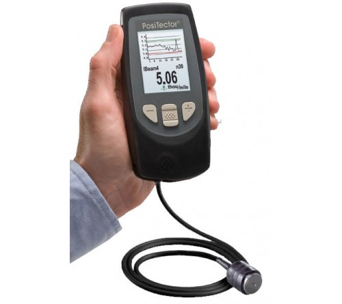 Defelsko 6000-FTS1 [6000FTS1-E] Coating Thickness Gauge with Standard Display and Cabled Probe. Measures coatings 0-250 mils / 6000 um on Ferrous metal ONLY. -FTS1-E