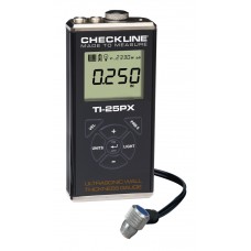 Checkline TI-25PX Economical Ultrasonic Wall Thickness Gauge kit with T-102-2000 probe