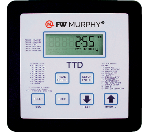 Murphy TTD-2-T PART NO [50700599] ANNUNCIATOR  W/POWER SUPPLY 