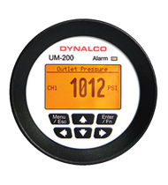 DYNALCO UM-200 TACHOMETER HOURMETER MONITOR TACHOMETER 2-CHANNELS